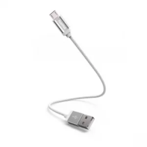 Hama Charging/Data Cable, Micro-USB, 0.2 m, white