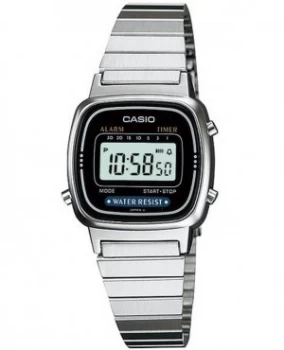Casio Ladies Dial Silver Watch LA670WEA-1EF
