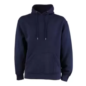 Tee Jays Mens Hooded Cotton Blend Sweatshirt (2XL) (Navy Blue)