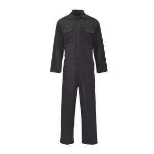 SuperTouch Large Coverall Basic with Popper Front Opening PolyCotton