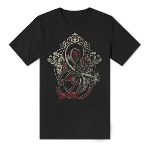 Hasbro - Dungeons & Dragons Iconic Logo Mens XX-Large T-Shirt - Black