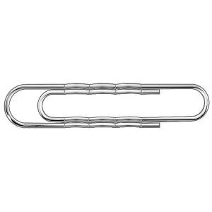 Paperclips Giant Wavy 73mm Pack of 100 32501