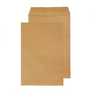 Purely Commercial Manilla Envelopes 16X12 Gummed 406 x 305mm Plain 100 gsm Manilla Pack of 250