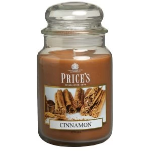 Price's Candles Price's Large Scented Candle Jar - Cinnamon
