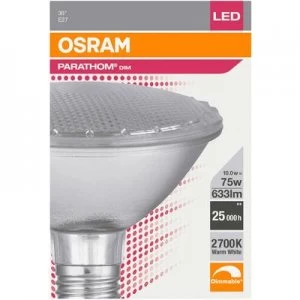 OSRAM LED (monochrome) EEC A (A++ - E) E27 Reflector Warm white (Ø x L) 95.0 mm x 91.0 mm