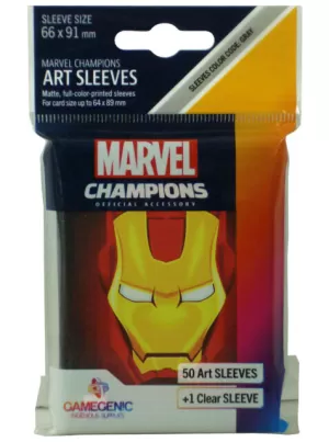 Gamegenic Champions Art Sleeves: Iron Man (50-Pack)