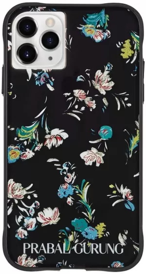 iPhone 11 Prabal Tough Black Floral Case