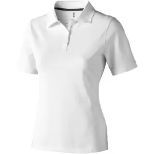 Elevate Calgary Short Sleeve Ladies Polo (S) (White)