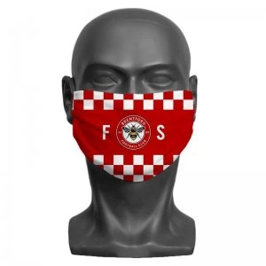 Personalised Brentford FC Initials Adult Face Mask