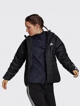 adidas Itavic Hooded Jacket - Black, Size 2XL, Women