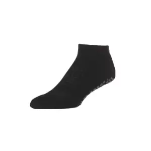 Base 33 Mens Gripped Ankle Socks (L) (Black)