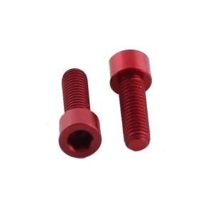 ETC Alloy Bolts Coloured Cheese Head (4) M5 x 15mm Red