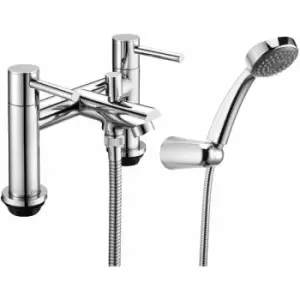 Deva - Insignia Pillar Mounted Bath Shower Mixer Tap - Chrome