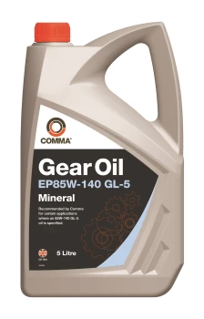 Gear Oil EP85W140 - 5 Litre HMG5L COMMA