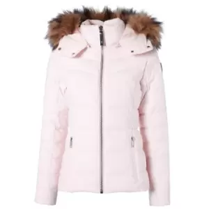 Holland Cooper Womens Whistler Puffer Ice Pink XS