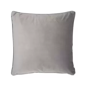 Malini Luxe Velvet Cushion, Grey