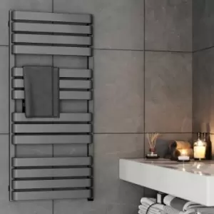 Terma - Bathroom Electric Towel Radiator Designer Heated Towel Rail Flat Panel Grey - Grey