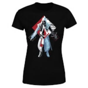 Assassins Creed Animus Split Womens T-Shirt - Black - XL