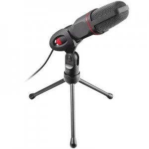 Trust GXT 212 USB microphone Black Corded incl. stand