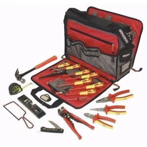 C.K Tools Premium 19 Piece Electricians Technicians Starter Tool Kit Set
