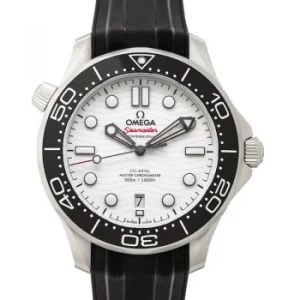 Seamaster Diver 300m Co-Axial Master Chronometer 42mm Automatic White Dial Steel Mens Watch