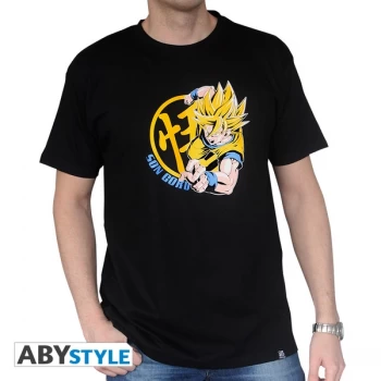 Dragon Ball - Dbz/ Goku Super Saiyan Mens X-Large T-Shirt - Black