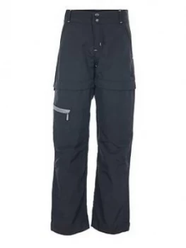 Boys, Trespass Unisex Defender Pants - Black, Size 7-8 Years