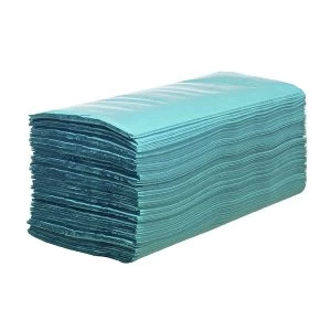 Hostess Blue Hand Towels 224 Sheets Pack of 12 6876