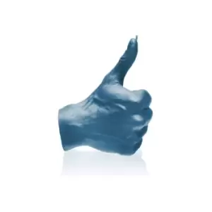 Hand OK Thumbs Up Candle &ndash; Dark Blue