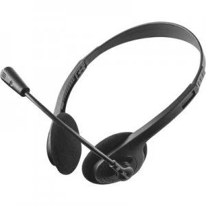 Trust Primo Chat PC headset 3.5mm jack Corded, Stereo On-ear Black