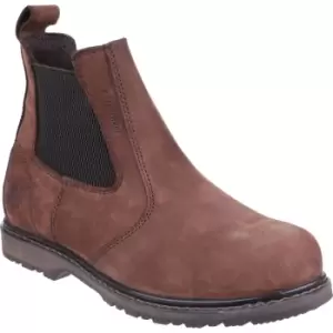 Amblers Mens Safety As148 Sperrin Lightweight Waterproof Pull On Dealer Safety Boots Brown Size 13