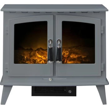 Adam - Woodhouse Electric Stove in Grey