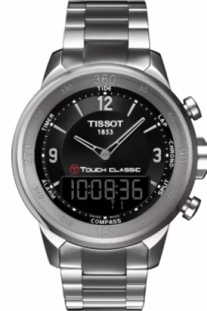 Mens Tissot T-Touch Classic Alarm Chronograph Watch T0834201105700