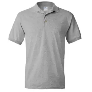 Gildan Adult DryBlend Jersey Short Sleeve Polo Shirt (2XL) (Sport Grey)