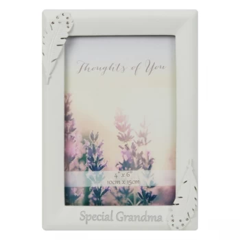 4" x 6" - Thoughts of You Frame with Crystals - Grandma