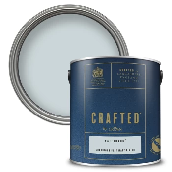 CRAFTED by Crown Flat Matt Interior Wall, Ceiling and Wood Paint - Watermark - 2.5L