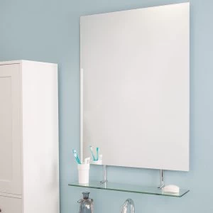Croydex Helton Rectangular Mirror with Shelf