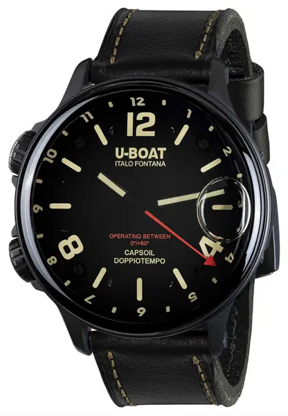 U-Boat 9671 Capsoil Doppiotempo (55mm) Beige Rehaut DLC Watch