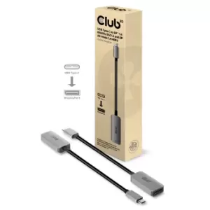 CLUB3D CAC-1567 - USB Type C - DisplayPort - Male/Female - 0.22 m...