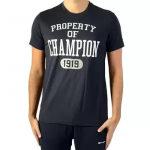 Champion Mens Property Of Champion T-Shirt (M) (Navy)