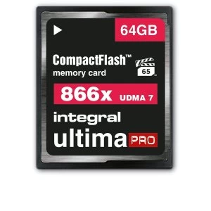 Integral 64GB Ultimapro Compact Flash Card 866X
