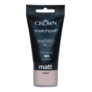 Crown Hare Standard Matt Emulsion Paint - 40ml Tester