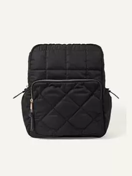 Accessorize Quilted Nylon Laptop Backpack