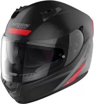 Nolan N60-6 Staple Helmet, black-red, Size S, black-red, Size S