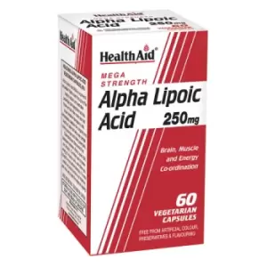 HealthAid Alpha Lipoic Acid 250mg Vegicaps 60's
