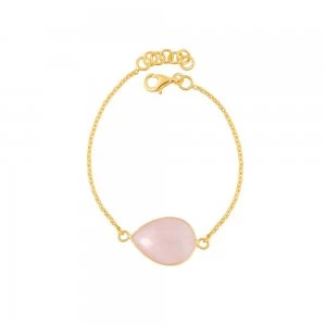 Juvi Designs Gold vermeil egadi teardrop bracelet Pink