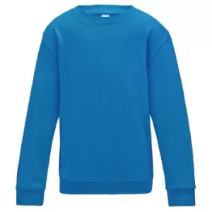 AWDis Just Hoods Childrens/Kids Sweatshirt (1-2 Years) (Sapphire Blue)
