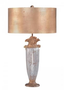 1 Light Table Lamp Gold, Silver, E27