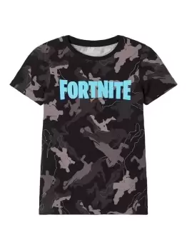 NAME IT Fortnite T-Shirt Men Black