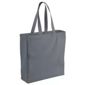 Canvas Classic Shopper Bag - 26 Litres (One Size) (Graphite Grey) - Westford Mill